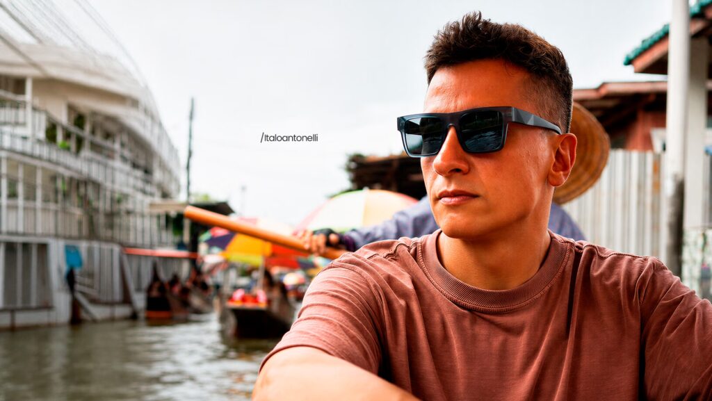 Italo Antonelli. No fundo um rio.