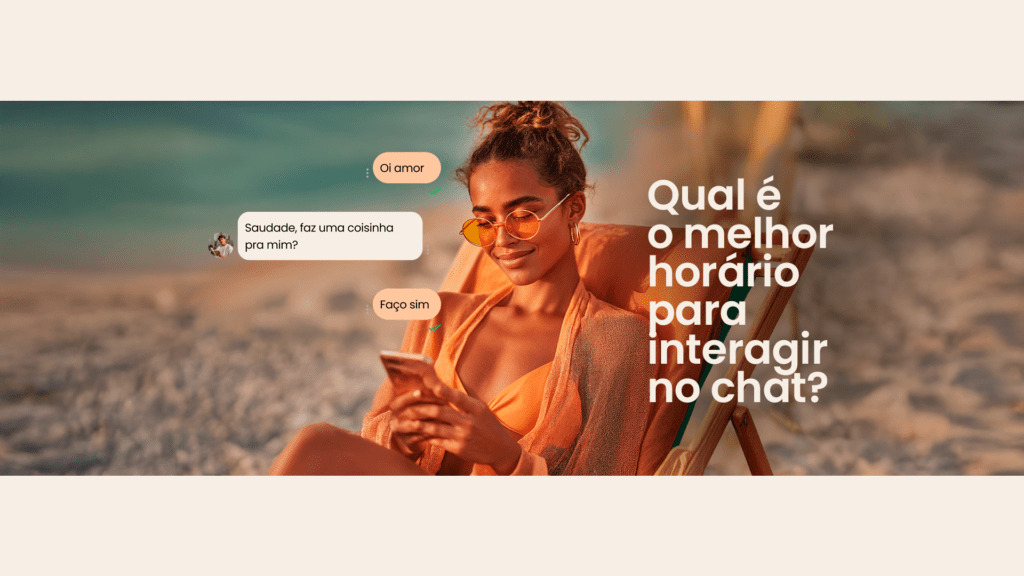 Qual é o melhor horário para interagir no chat da Privacy?